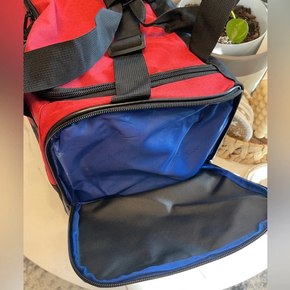 CHAMPION Prologue Duffel Bag In Red/Black (Unisex)